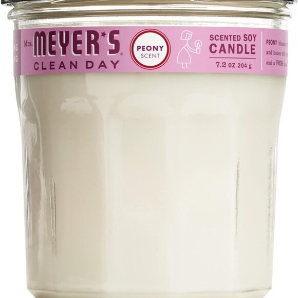 MRS. MEYER'S CLEAN DAY Soy Aromatherapy Candle, 35 Hour Burn Time, Made with Soy - Picture 1 of 2